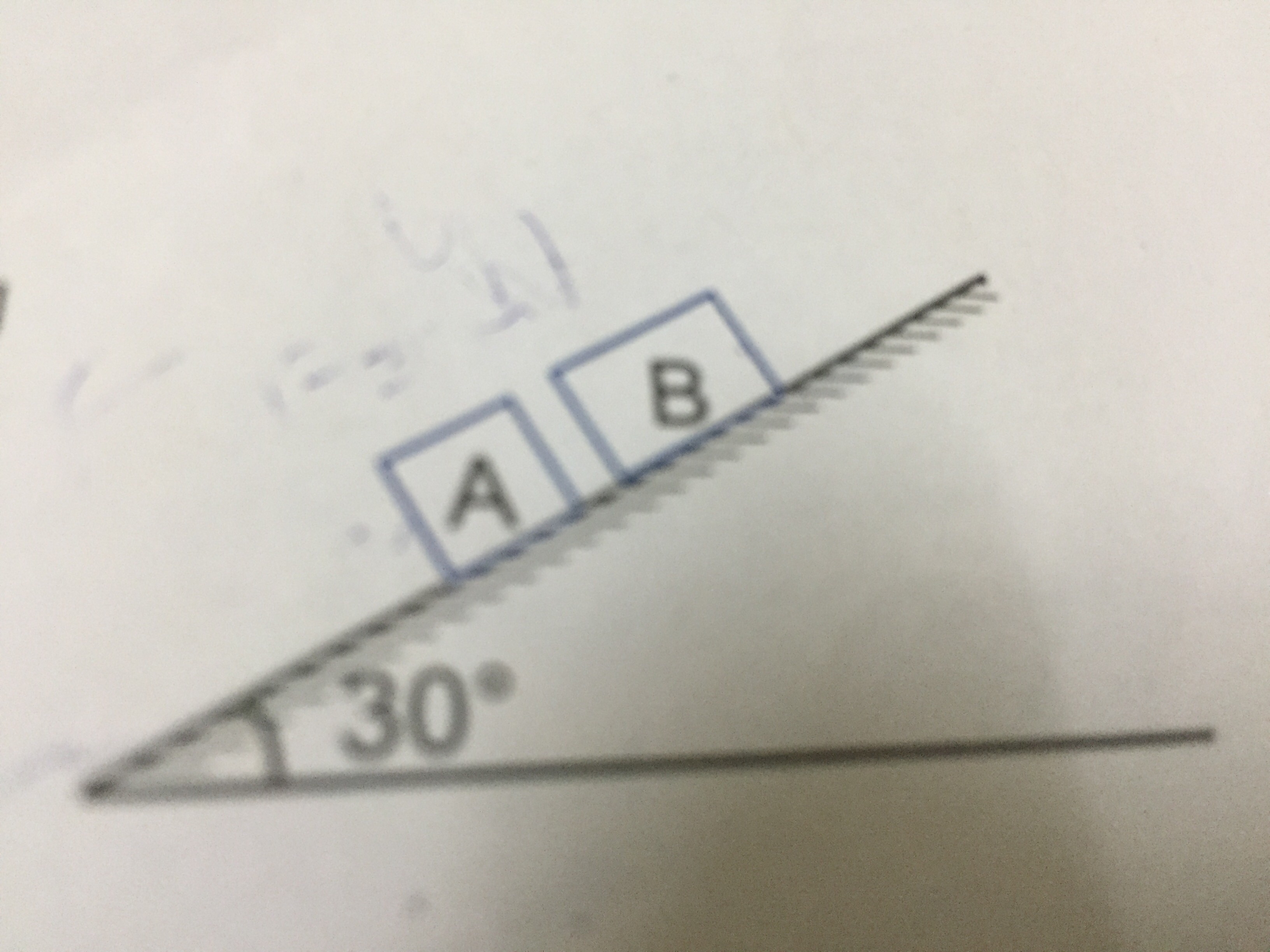 Question image for Two weights A and B of 5 kg and 10 kg respectivel